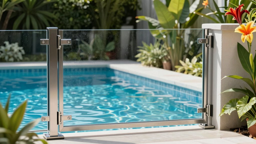 top frameless pool gates