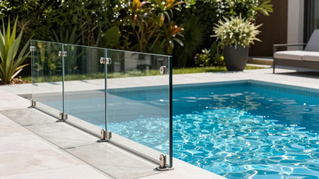 top glass pool fencing