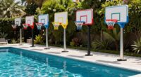 top inground pool hoops