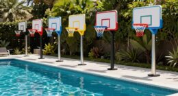 top inground pool hoops