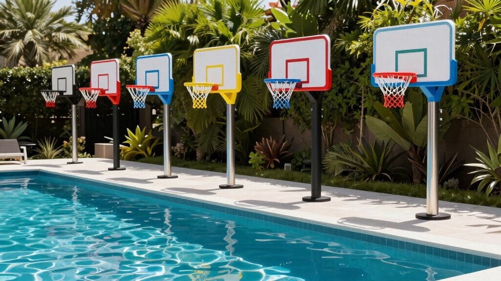 top inground pool hoops