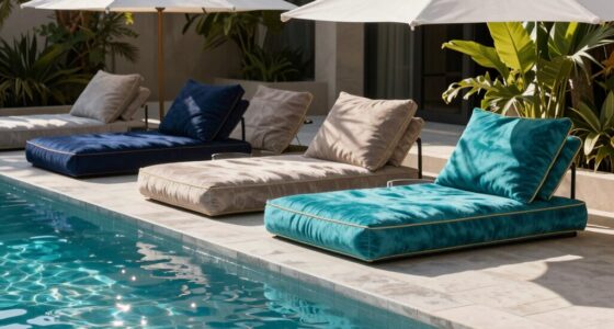 top luxury pool chaise cushions