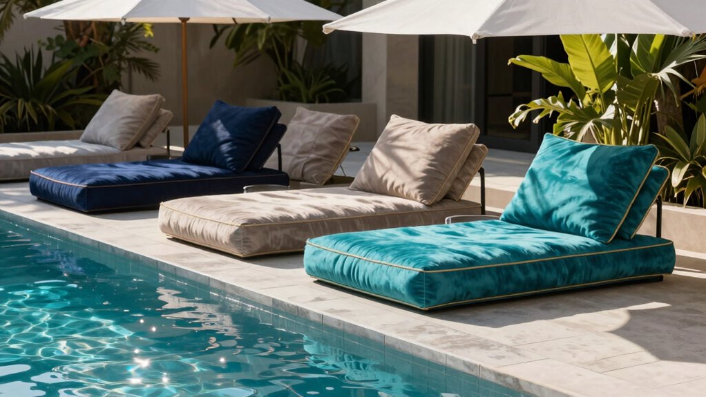 top luxury pool chaise cushions