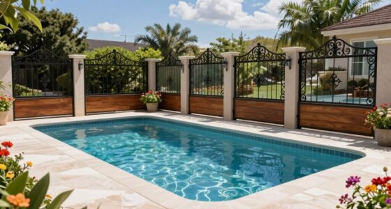 top luxury pool fences