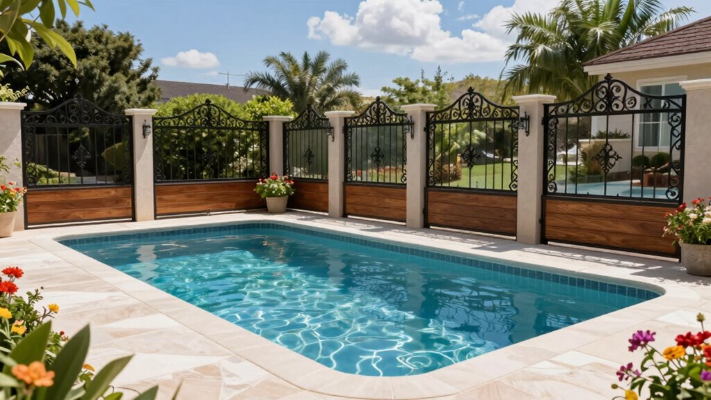 top luxury pool fences