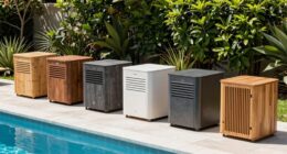 top noise reducing pool enclosures