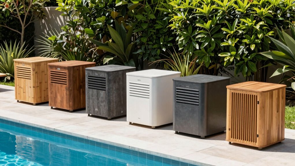 top noise reducing pool enclosures