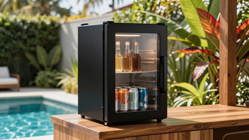 top outdoor mini fridges