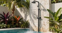 top outdoor pool shower kits