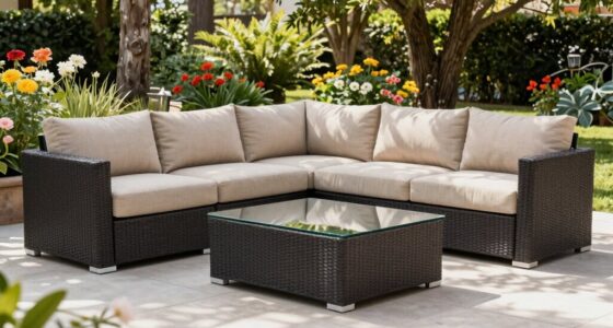 top outdoor sectional sets