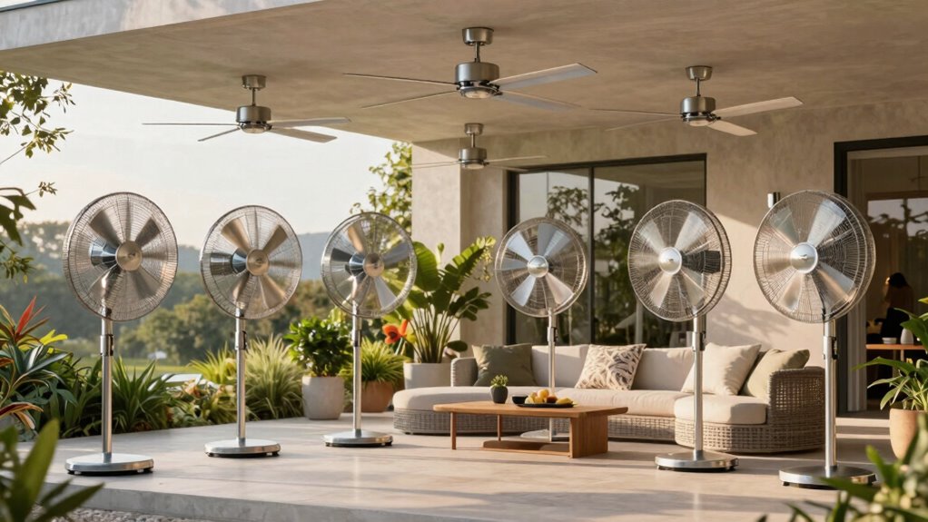 top patio oscillating fans
