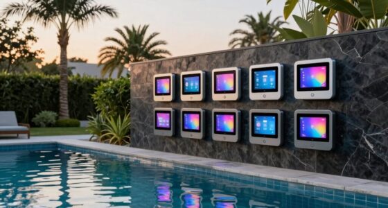 top pool automation panels