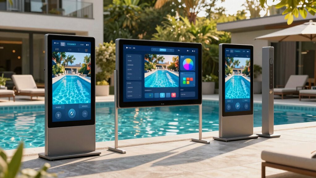 top pool equipment screens