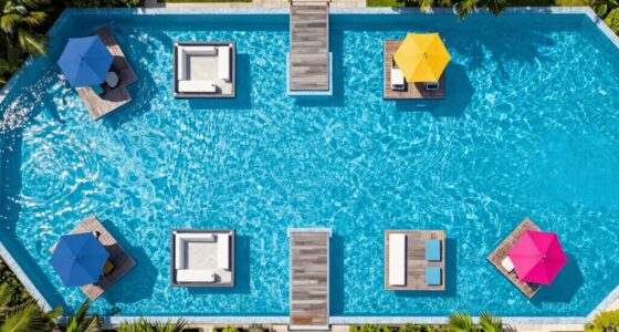 top pool floating docks