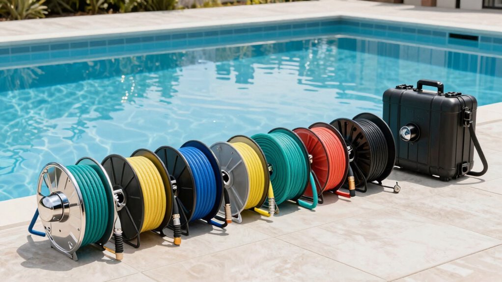 top pool hose reel options