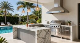 top pool house outdoor kitchens