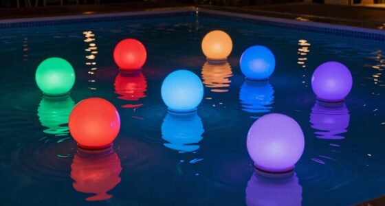 top pool led globes