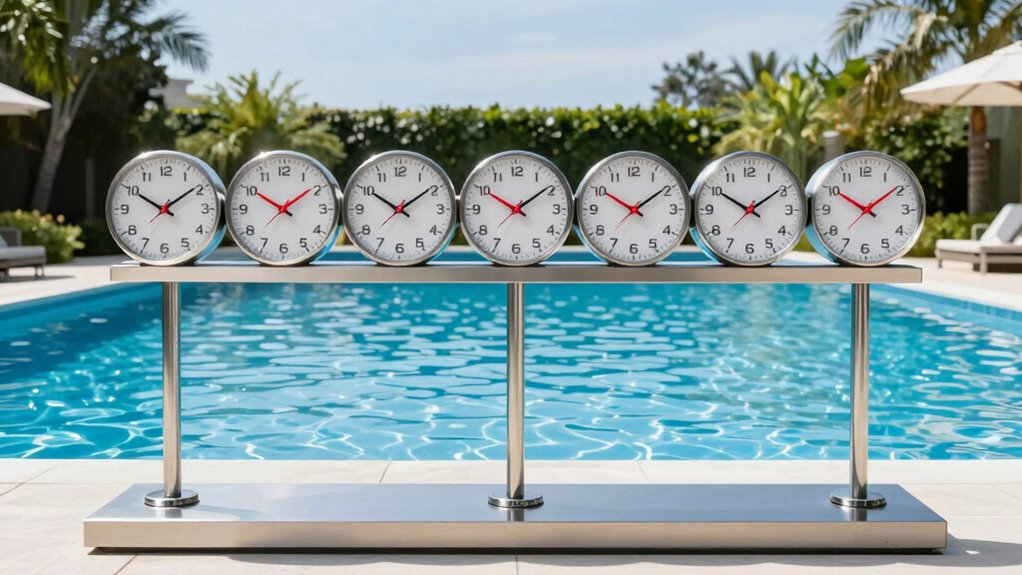 top pool pace clocks