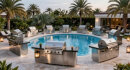 top pool patio grill islands