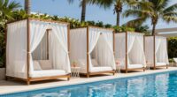 top poolside cabana tents
