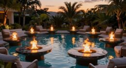 top poolside fire tables