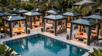 top poolside hardtop gazebos