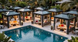 top poolside hardtop gazebos
