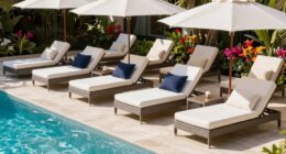 top poolside lounge sets