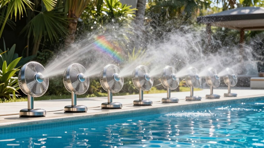 top poolside misting fans