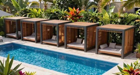 top poolside pergola kits