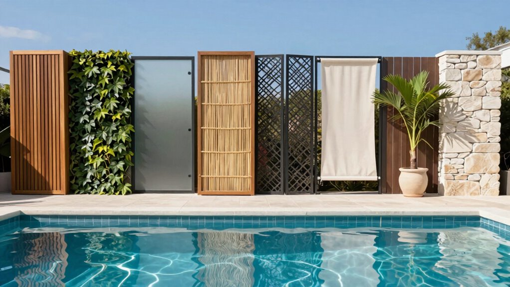 top poolside privacy options