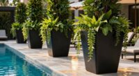 top poolside privacy planters