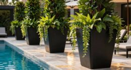top poolside privacy planters