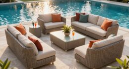 top poolside sectional sets