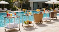 top poolside serving carts