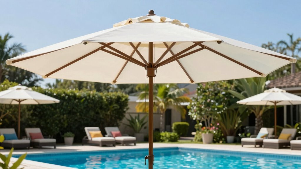 top poolside shade options