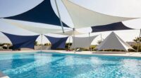 top portable pool shade sails