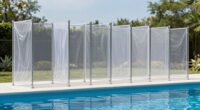 top removable pool fences