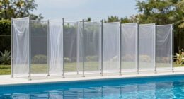 top removable pool fences