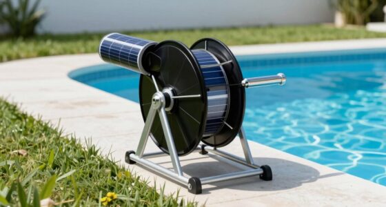 top solar pool cover reels