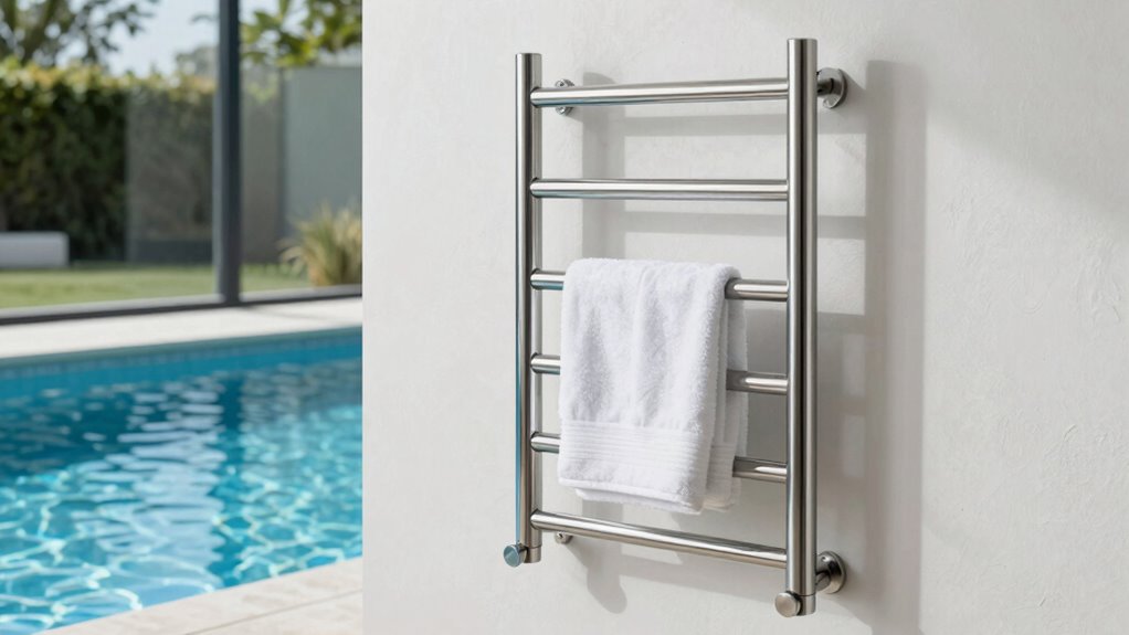 top stainless towel racks