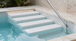 top swim spa steps