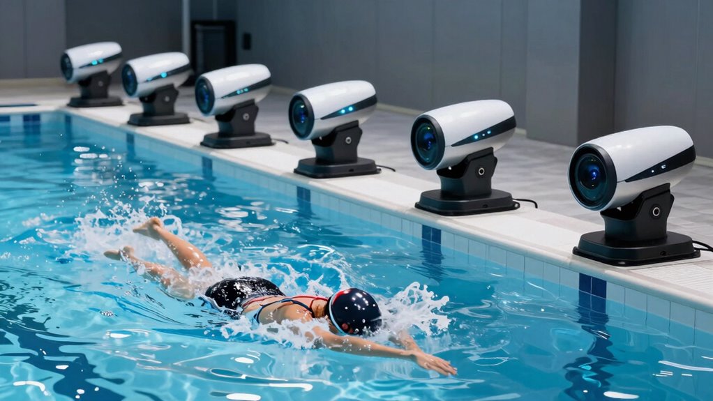 top swim stroke cameras