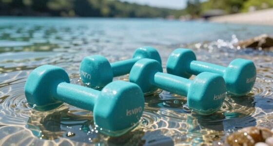 top water exercise dumbbells