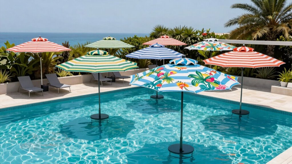top windy pool umbrellas