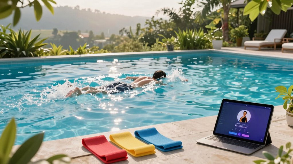 variety in endless pool workouts
