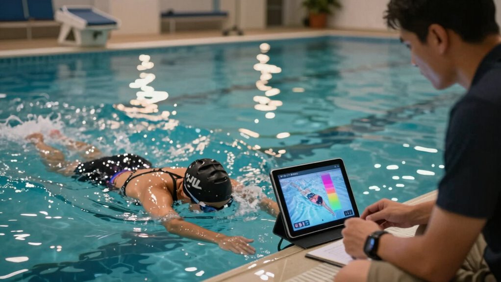 video feedback for swimming