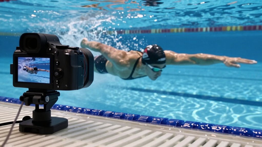 visual feedback enhances swim technique