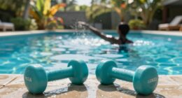 water workout dumbbell essentials