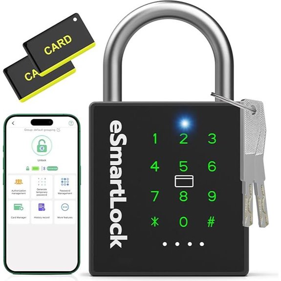 waterproof bluetooth rfid lock